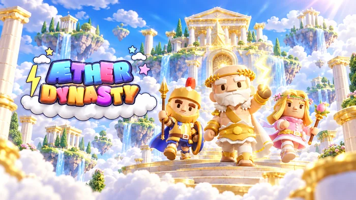 Aether Dynasty - Unity mobile slot game with Greek gods