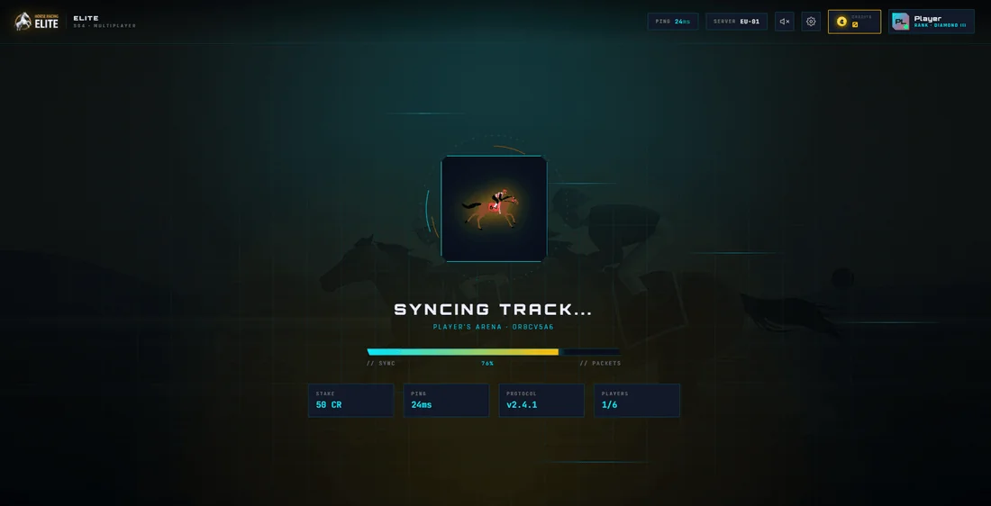 Horse Racing Elite - Syncing the track