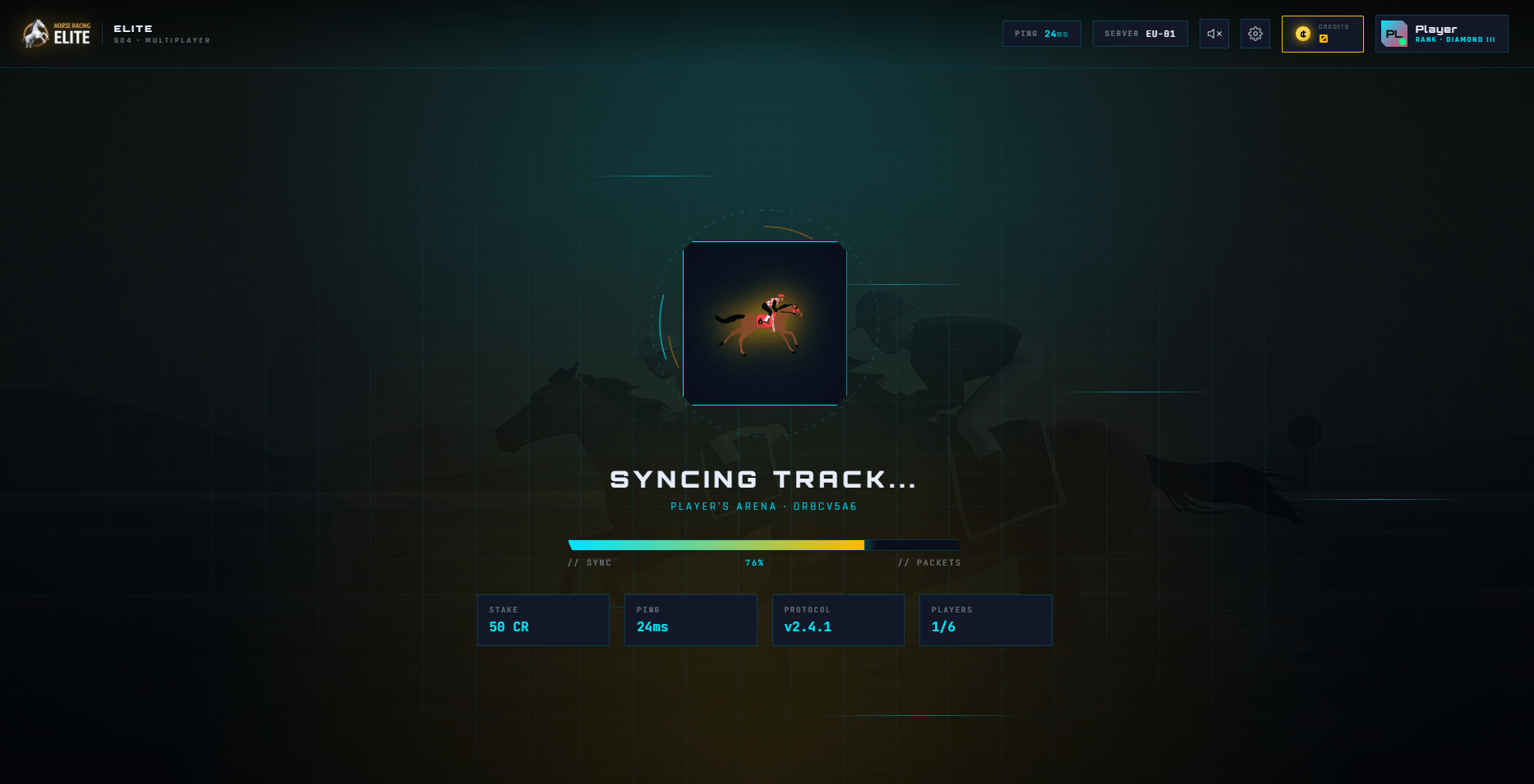 Syncing track loading screen