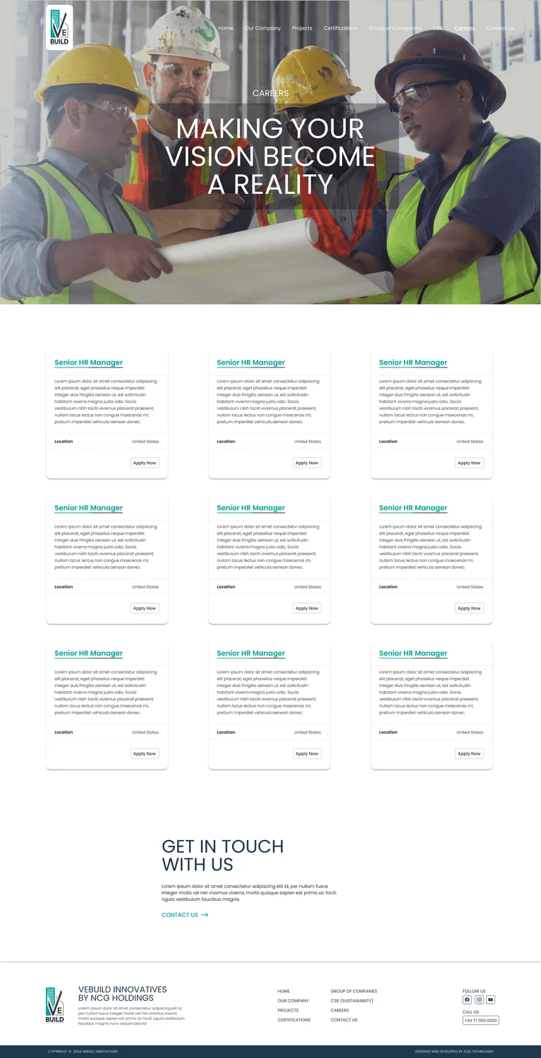 VEBUILD - Careers