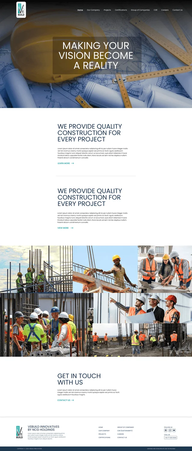 VEBUILD - Homepage