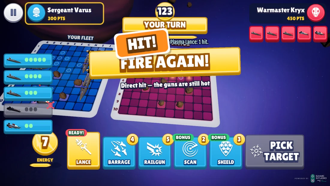 Void Armada - Direct hit - fire again