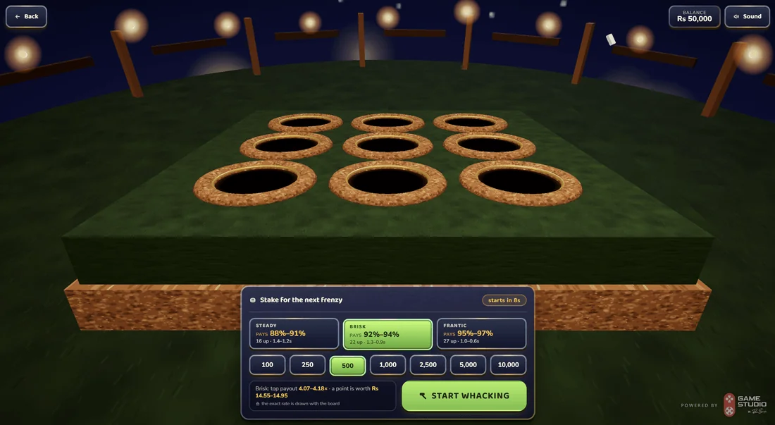 Whack-A-Mole - Speed & chip
