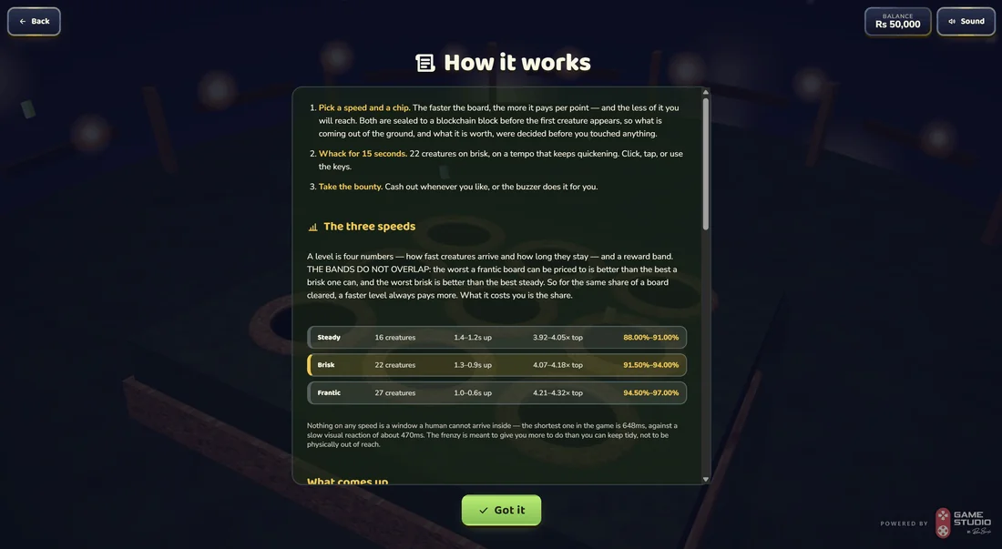 Whack-A-Mole - How it works