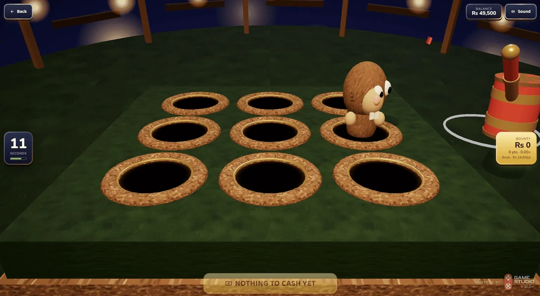 Whack-A-Mole - A standard mole